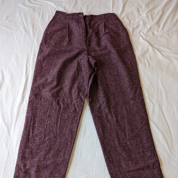 VINTAGE 'Petite Sophisticate' Wool Slacks - Picture 6 of 11